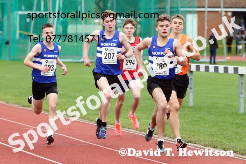800 metres, NECAA Open Meeting, Morpeth, Sunday, October 18th. David T. Hewitson/Sports for All Pics